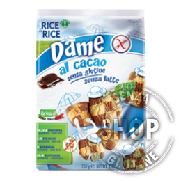 Biscotti Dame al Cacao Rice&Rice Probios senza glutine