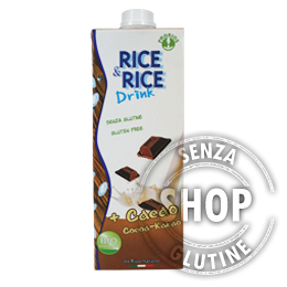 Bevanda di Riso al Cacao Rice&Rice Probios senza glutine
