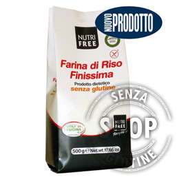 Farina di Riso finissima Nutri Sì senza glutine