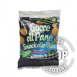 Gocce di pane gusto olive Nutri Sì senza glutine